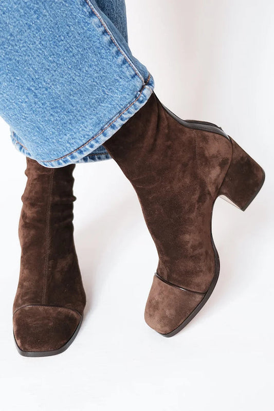 EVA STYLE  | SQUARE TOE HEELED BOOTS