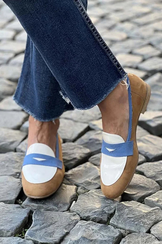 EVA STYLE  | COLOR-BLOCK LOAFERS