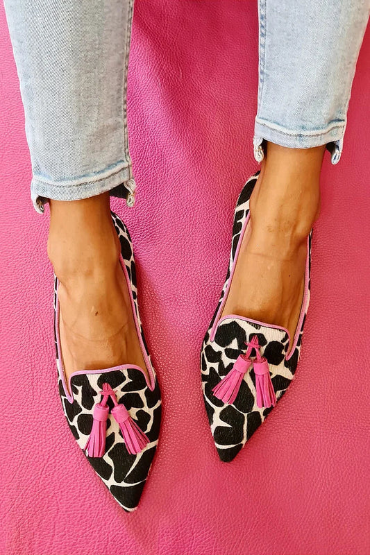 EVA STYLE  | POINTED LOAFER WITH TASSELS
