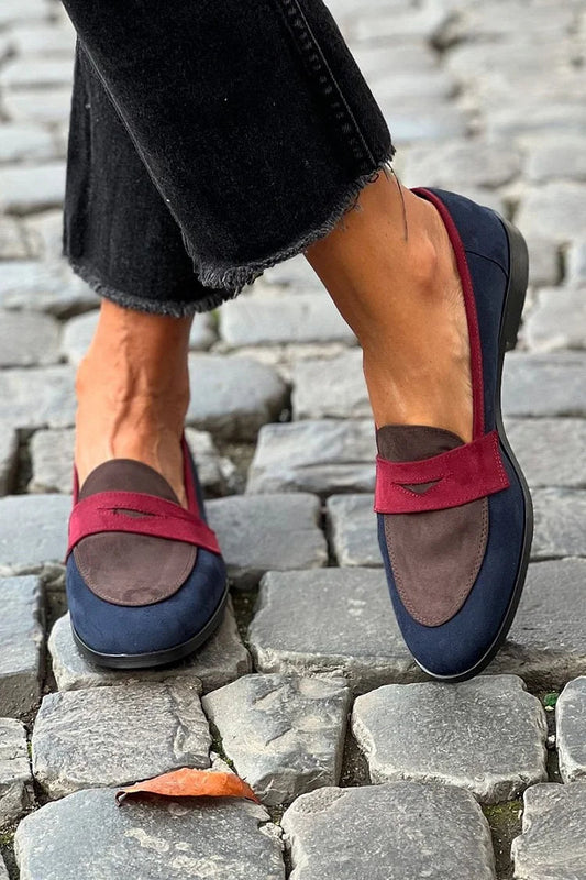 EVA STYLE  | COLOR-BLOCK LOAFERS