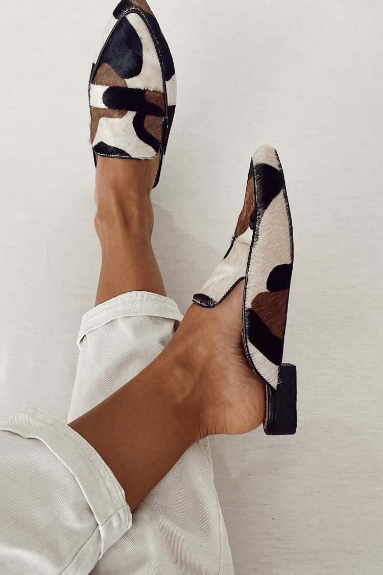 EVA STYLE  | LOAFER WITH ABSTRACT PATTERN