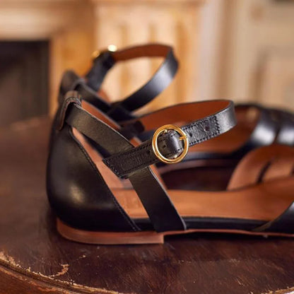 EVA STYLE  | STRAPPY FLAT SANDALS