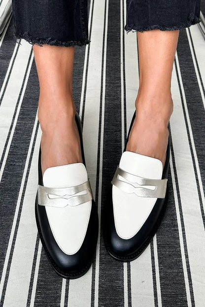 EVA STYLE  | MONOCHROME CLASSIC LOAFERS