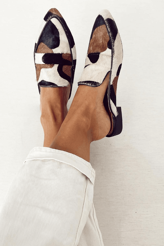 EVA STYLE  | LOAFER WITH ABSTRACT PATTERN
