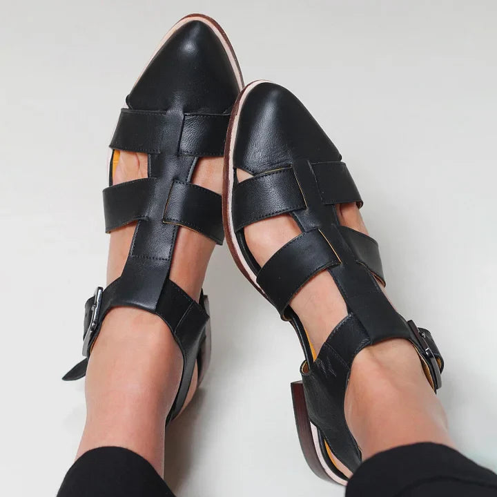 EVA STYLE | WOVEN FLAT SANDALS