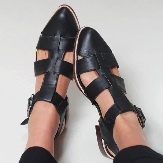 EVA STYLE | WOVEN FLAT SANDALS