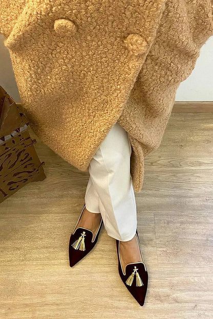 EVA STYLE  | LOAFER WITH ELEGANT TASSELS