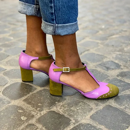 EVA STYLE  | CLOSED SANDAL WITH T-BAR STRAP