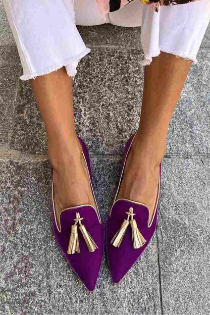 EVA STYLE  | LOAFER WITH ELEGANT TASSELS