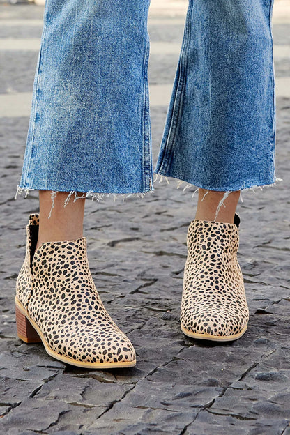 EVA STYLE | PRINTED ANKLE BOOTS