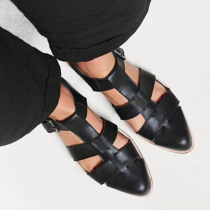 EVA STYLE | WOVEN FLAT SANDALS
