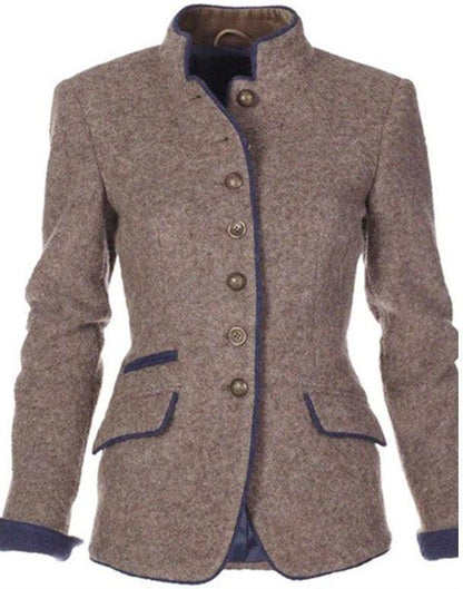 Cameron | Elegant High Collar Cardigan
