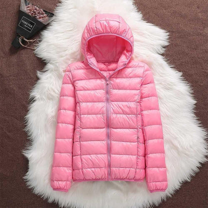 Mackenna | New waterproof jacket with white duck down padding