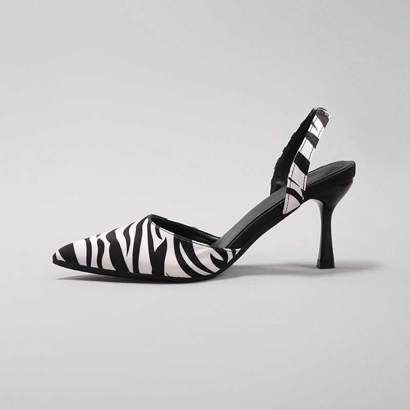 EVA STYLE  | ANIMAL PRINT SLINGBACK PUMPS