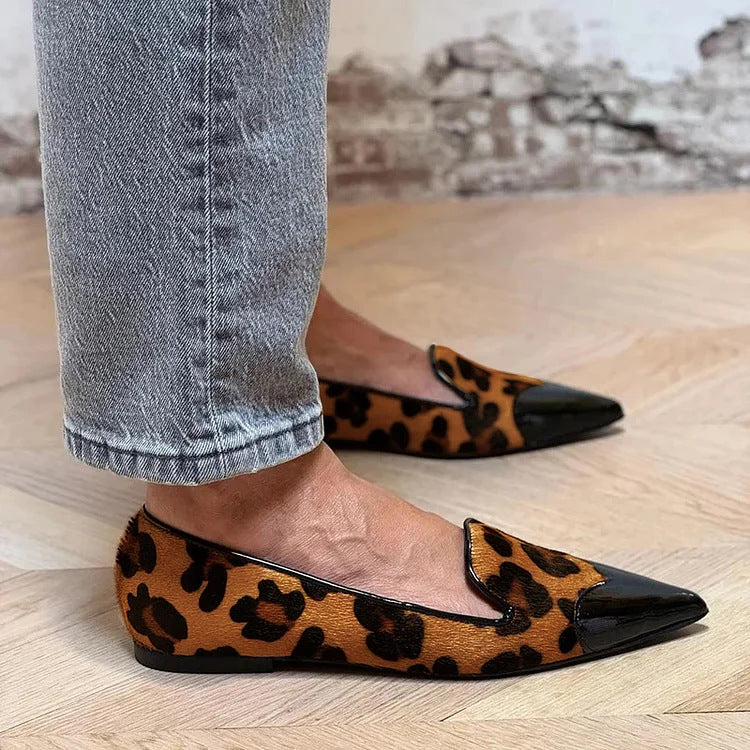 EVA STYLE  | REFINED ANIMAL PRINT BALLET FLATS