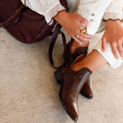 EVA STYLE  | WESTERN BOOTS WITH STUDS