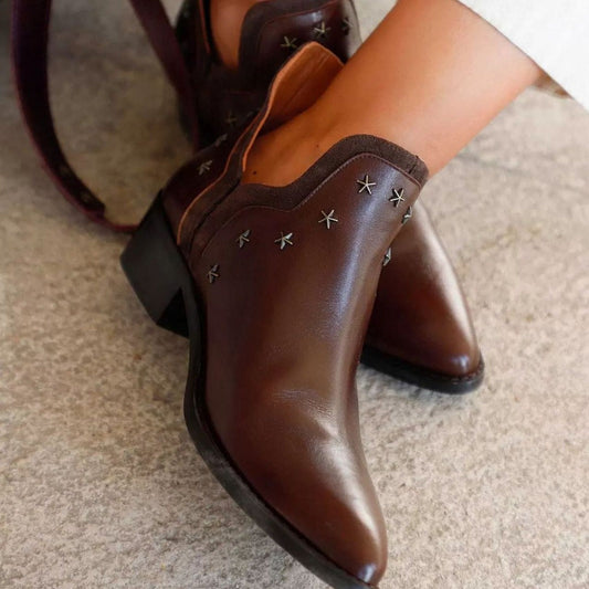 EVA STYLE  | WESTERN BOOTS WITH STUDS