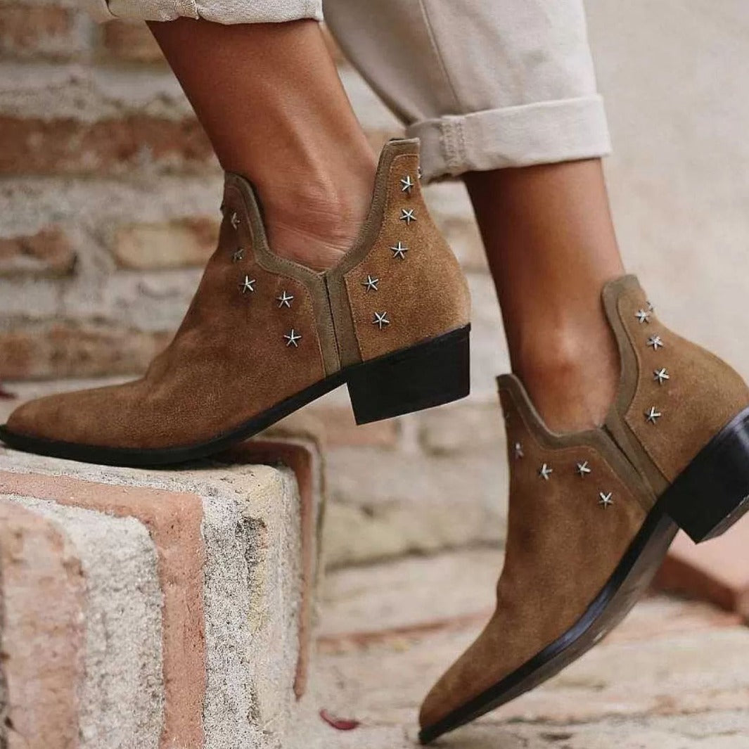 EVA STYLE  | WESTERN BOOTS WITH STUDS