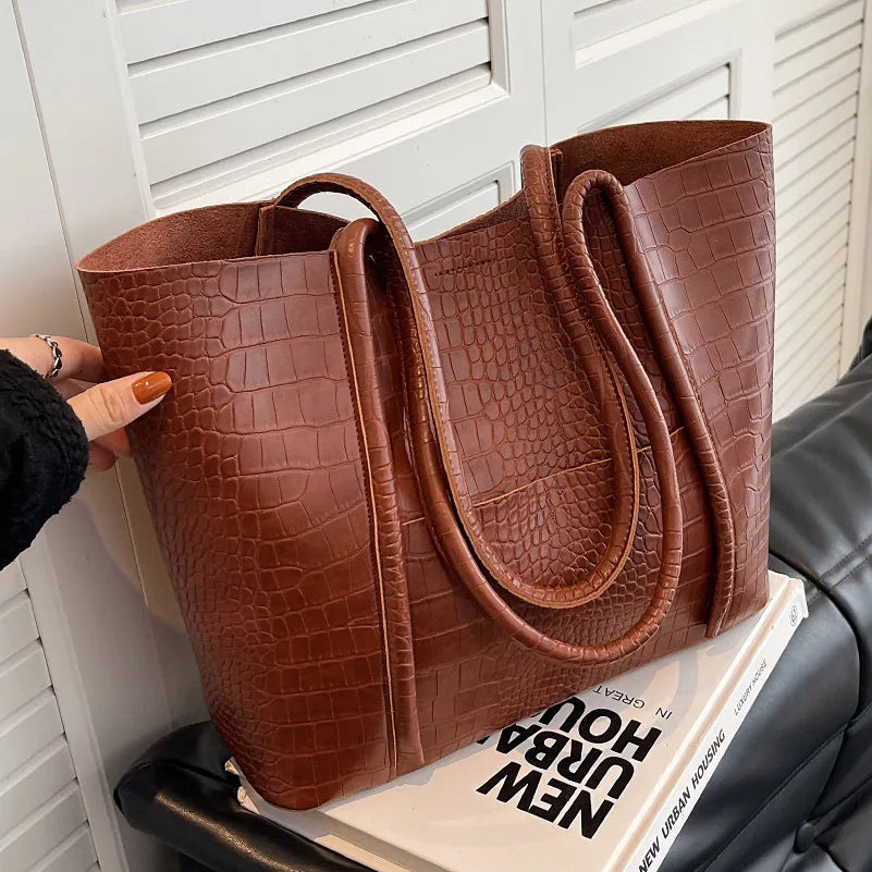 Betina™ - Croc Shoulder Bag