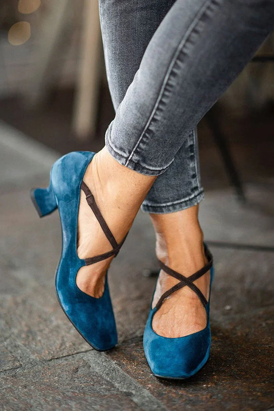 EVA STYLE  | ELEGANT STRAP MID-HEELS
