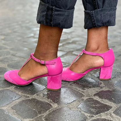 EVA STYLE  | CLOSED SANDAL WITH T-BAR STRAP