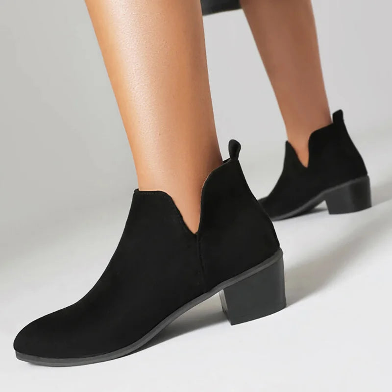 EVA STYLE | PRINTED ANKLE BOOTS