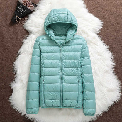 Mackenna | New waterproof jacket with white duck down padding