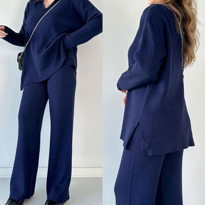 Erin - V-Neck Casual Two-Piece Set